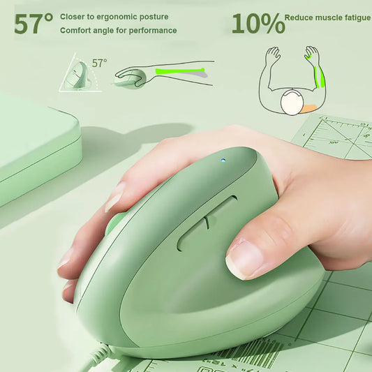 Ergonomic Vertical USB Computer Mouse